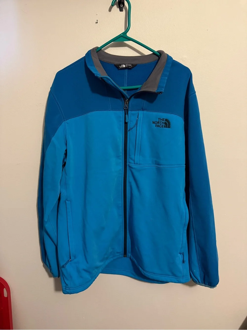 The North Face Men’s Two-Tone Blue Full-Zip Fleece Jacket
